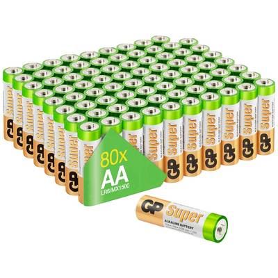 GP Super Pile LR6 (aa) alcaline(s) 1.5 v 80 pc(s) S528262 -  Batteries