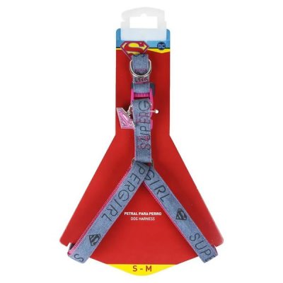 SUPERMAN Supergirl - Harnais Chien - Xxs/Xs (Longueur 29-41cm - Largeur 1.5cm)