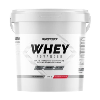 SUPERSET NUTRITION  100% Whey Proteine Advanced (4kg) Whey prot&eacute;ine Whey prot&eacute;ine ultrafiltr&eacute;e