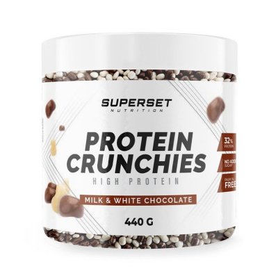 SUPERSET NUTRITION  Protein Crunchies (550g) Desserts Billes chocolat&eacute;es prot&eacute;in&eacute;es ultra gourmandes