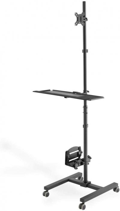 DIGITUS Support &agrave; roulettes d&eacute;cran DA-90374 simple 43,2 cm (17) - 81,3 cm (32)