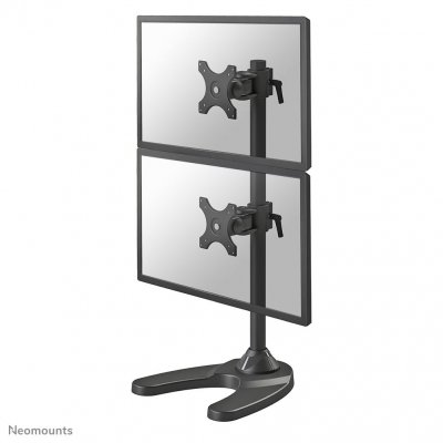 NEWSTAR Support bureau 2 ecrans plats max 24in 1 pt de flexio