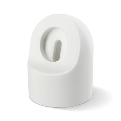 AVIZAR Support Bureau Chargeur MagSafe Apple Watch Silicone Gel Anti-rayures Blanc