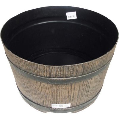 NATURE Support de baril d'eau de pluie aspect de bois 45x28,5cm Marron