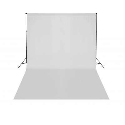 VIDAXL Support de fond studio photo avec blanc 500x300 cm
