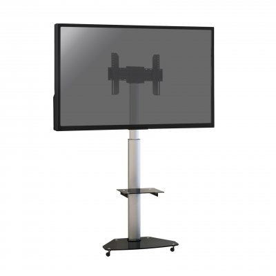 KIMEX Support mobile pour &eacute;cran tv 37''-75'' Hauteur 120-180cm - Noir