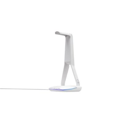 THE G LAB Support pour Casque/Micro-Casque - THE G-LAB - K-STAND HYDROGEN - 2 ports USB - Blanc 