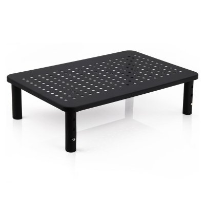  Support pour moniteur - oneconcept - &eacute;crans 27 - hauteur r&eacute;glable 10-14 cm - charge 20kg max.