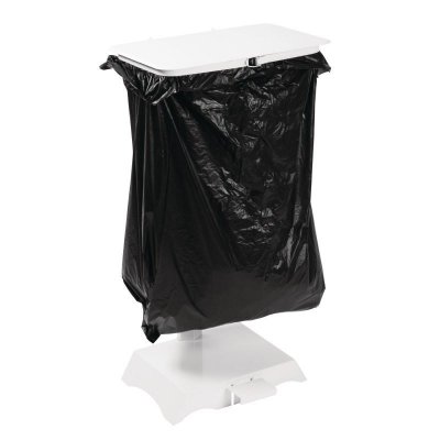 JANTEX Support Sacs Poubelle Blanc - Blanc
