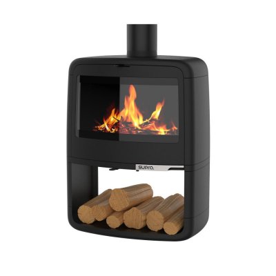 SUPRA  Po&ecirc;le &agrave; Bois Paul Bucher 10KW en Fonte - &eacute;tanche - eco Design