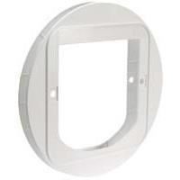 SUREFLAP  Adaptateur de montage pour chatiere a puce &eacute;lectronique blanc