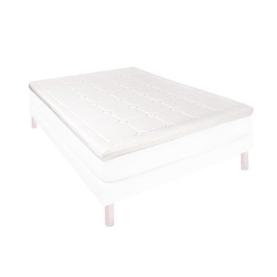 LESTRA Surmatelas &agrave; m&eacute;moire de forme - confort moelleux - 160 x 200 cm