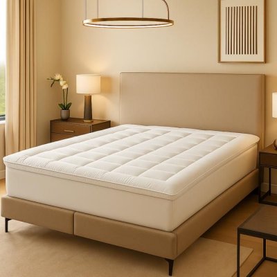 SAMPUR Surmatelas Cosy : Hypoallerg&eacute;nique et Confort 90 x 190 cm