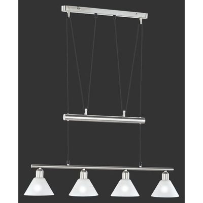 TRIO Suspension 4 Lumi&egrave;res Up and Down Stamina Nickel L80 cm  Lighting