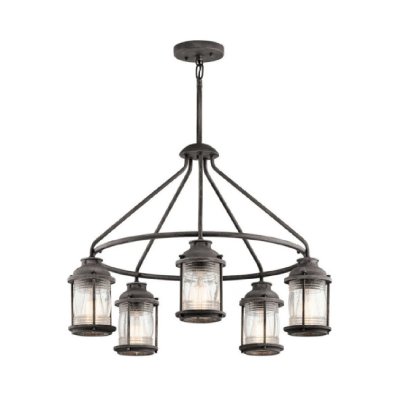 KICHLER Suspension Ashland Bay aspect zinc patin&eacute;