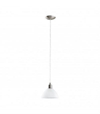 GENERIQUE Suspension BRENDA 1 ampoule nickel satin&eacute; Diam&egrave;tre 19.5 Cm