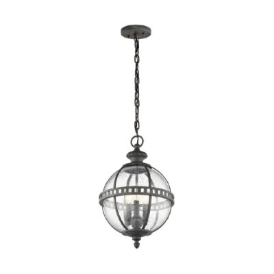 KICHLER Suspension d&acute;ext&eacute;rieur Halleron de style victorien