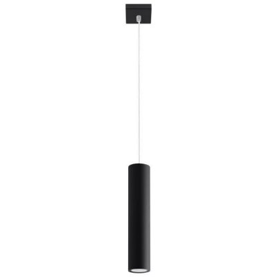 SOLLUX Suspension en acier noir Lagos - 