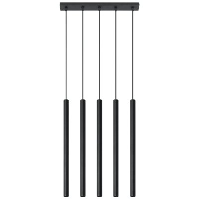 SOLLUX LIGHTING Suspension en acier noir Pastelo 5 - Sollux