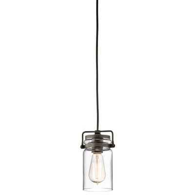KICHLER Suspension en verre Brinley &agrave; 1 lampe