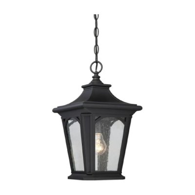 QUOIZEL Suspension ext&eacute;rieure Bedford, noire mystic