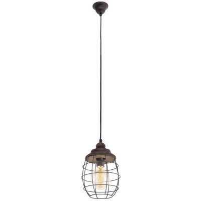 EGLO Suspension lanterne Tendance 2 - Vintage - Brun