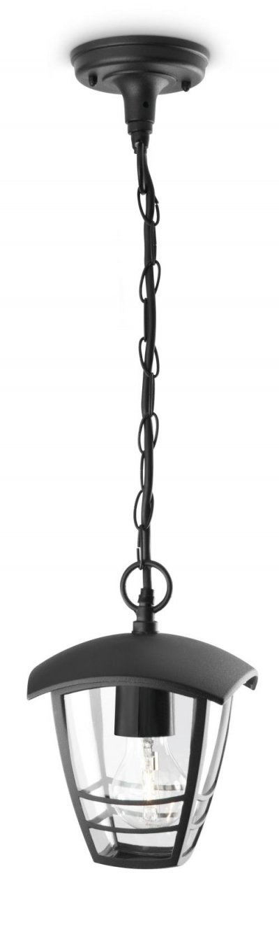 PHILIPS Suspension  myGarden Creek E27 Lumi&egrave;re blanche et chaude Noire