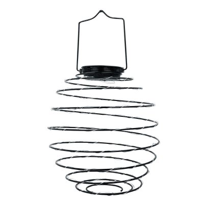 LUMISKY Suspension solaire spirale micro LED blanc chaud ORION H37cm