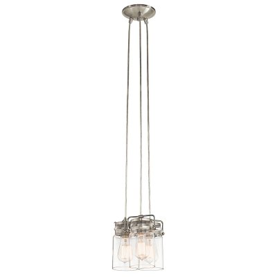 KICHLER Suspensions brinley nickel 3x60w e27