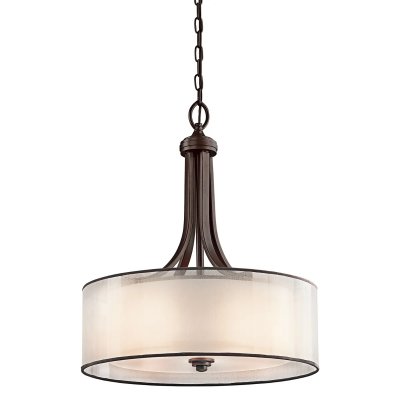 KICHLER Suspensions lacey 4x100w bronze fonc&eacute;