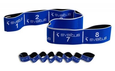 SVELTUS  Elastiband - Bande de musculation Blue 20 kg