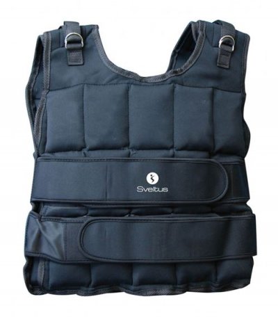 SVELTUS  gilet de poids noir 1-10 kilo taille unique