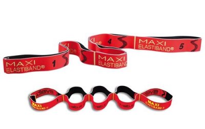 SVELTUS  Maxi Elastiband, Mixte Adulte, Rouge, 10 kg