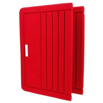 SVELTUS  tapis pliable polyester/mousse rouge 170 x 70 cm