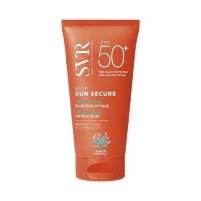 SVR  Blur Sun Secure Cr&egrave;me mousse SPF50+ sans parfum Tube 50ml