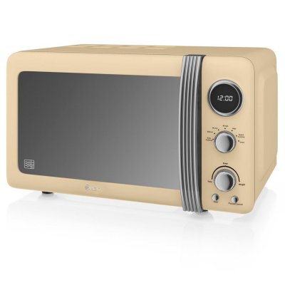 SWAN  Retro SM22030CNEU Micro-ondes 20L 800W Cr&egrave;me