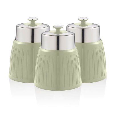 SWAN  SWKA1024GN Retro Lot de 3 bo&icirc;tes Vert