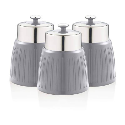 SWAN  SWKA1024GRN Lot de 3 bo&icirc;tes r&eacute;tro Gris