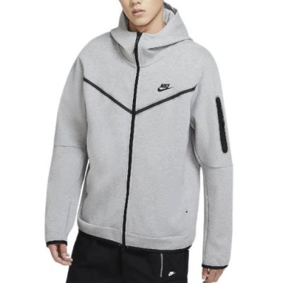 NIKE Sweat &agrave; capuche &agrave; zip  Sportswear Tech Fleece pour Homme - Gris