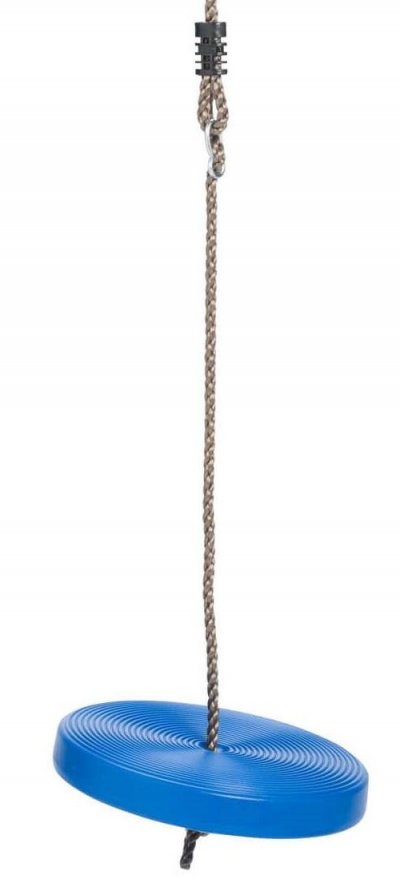 SWING KING  soucoupe pivotante 28 cm en plastique bleu
