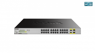 D LINK Switch 24 ports - dgs-1026mp - poe+ 10/100/1000mbps