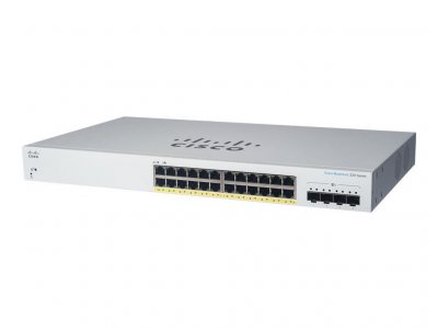 CISCO Switch >   Switch  CBS220 SMART 24-PORT GE POE
