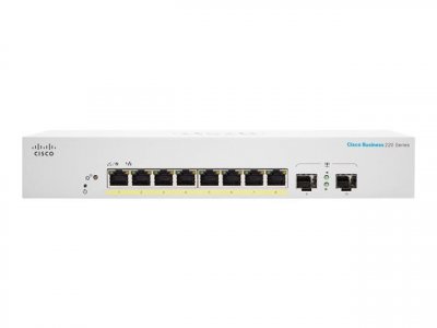 CISCO Switch >   Switch  CBS220 SMART 8-PORT GE FULL POE