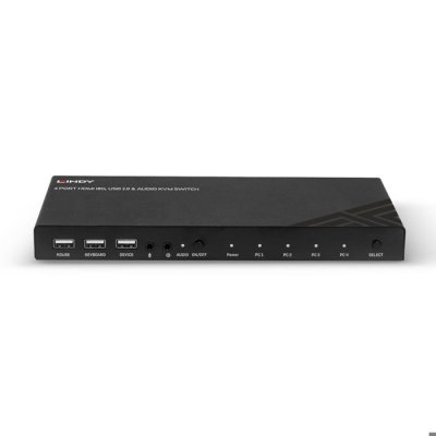 LINDY Switch kvm hdmi 4k60, usb 2.0, audio (4 ports) 4002888328104