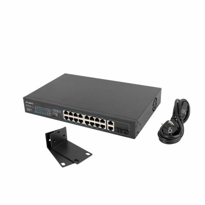 LANBERG Switch  rsfe-16p-2c-150 16 x poe