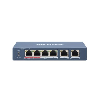 HIKVISION Switch POE  DS-3E0106HP-E 4 Ports 10/100 Mb/s 60W 301801345