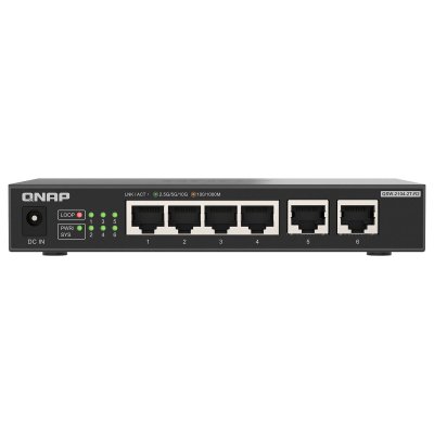 QNAP Switch -  - QSW-2104-2T-R2 - 2 ports LAN 10 GbE 4 ports 25 GbE