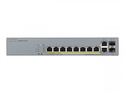 ZYXEL Switch >   Switch  GS1350-12HP-EU0101F - 10 (ports)/10/100/1000/Avec POE/Manageable/8