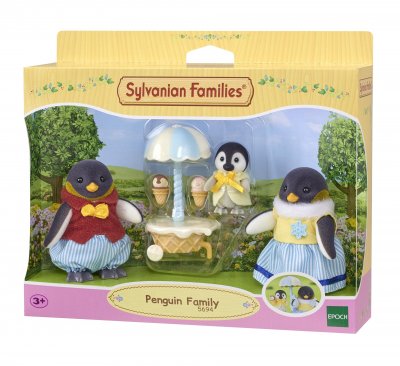 SYLVANIAN FAMILIES - La Famille Pingouin - 5694 - Mini Poup&eacute;es