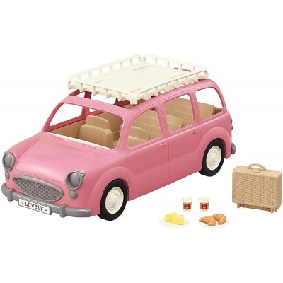 SYLVANIAN FAMILIES  - Le monospace rose et set de pique-nique